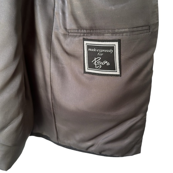 Christian Dior plaid blazer / jacket two button luxury with flaws 50” chest - Picture 7 of 8